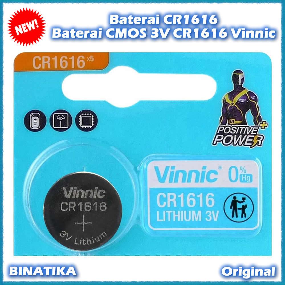 Jual Baterai CR1616 CMOS 3V CR1616 Vinnic Lithium Battery Original ...