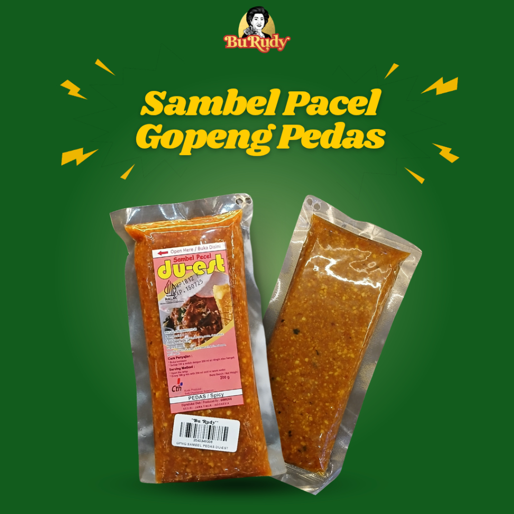 Jual Sambal Pecel Du-est Asli Kediri 200g | Shopee Indonesia
