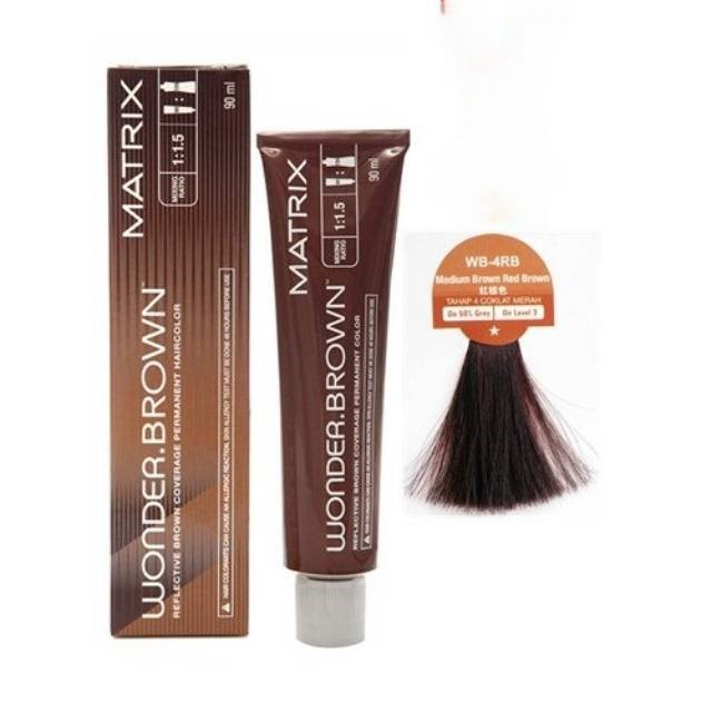 Jual MATRIX CAT RAMBUT WONDER BROWN WB / 4M-7W-4W-5W-5G-7C-4RB 90ML ...