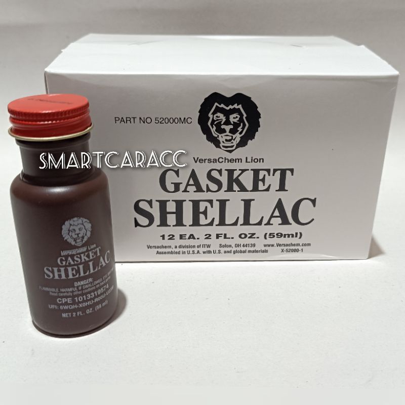 Jual Lem Permatex lion gasket shellac Indian head versachem USA ...