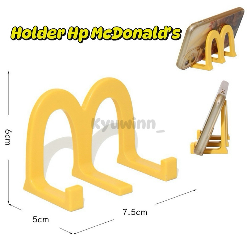 Jual [READY]Stand Holder Hp Variasi McDonald's Lucu dan Multifungsi ...