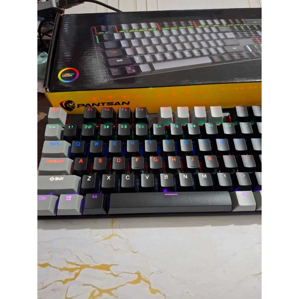 Jual Keyboard Pantsan Pk200 RGB gaming keyboard | Shopee Indonesia