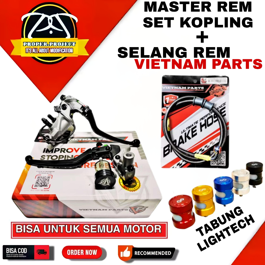 Jual Master Rem Vietnam Master Rem Set Kopling 14mm Master Rem Vario ...