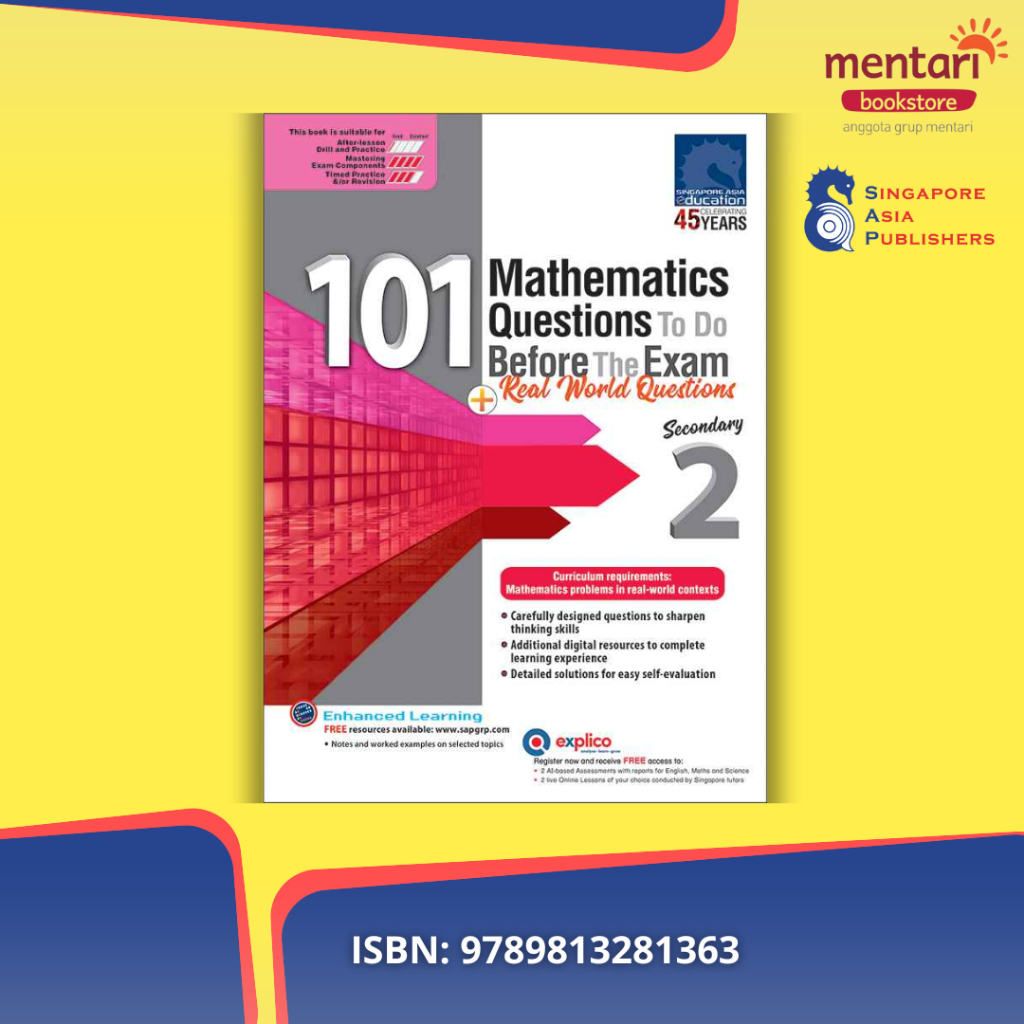 Jual SAP - 101 Mathematics' Questions ( Pengantar Dalam Bahasa Inggris ...
