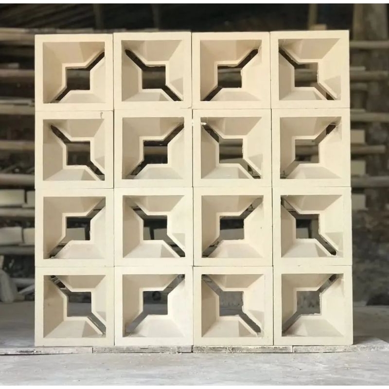 Jual roster beton/roster minimalis/roster lubang angin motif kunci ...