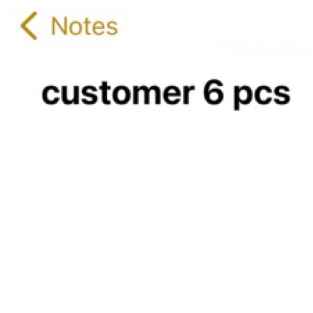 Jual order customer 6 pcs | Shopee Indonesia