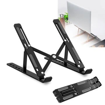Stand Laptop Tablet Alumunium Portable Foldable