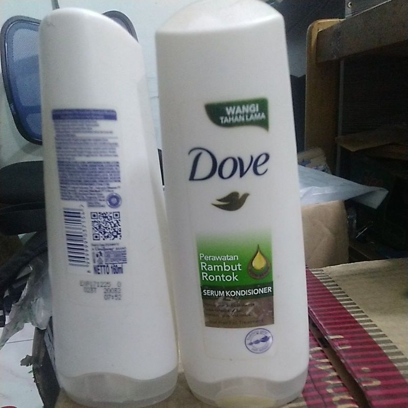 Jual Dove conditioner hijau rambut rontok 160ml (STIKERNYA AGAK LECET ...