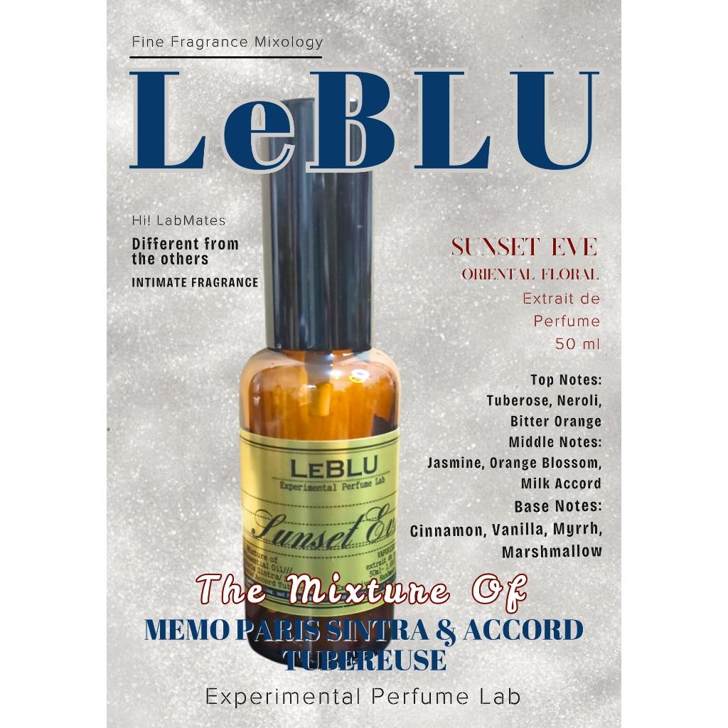 Jual LeBLU Mix 2 Aroma - SUNSET EVE - Mixture of : Memo Paris Sintra ...