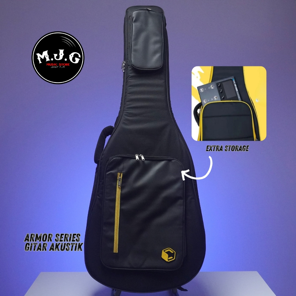 Jual octas gigbag - octa case gitar akustik armor series super tebal ...