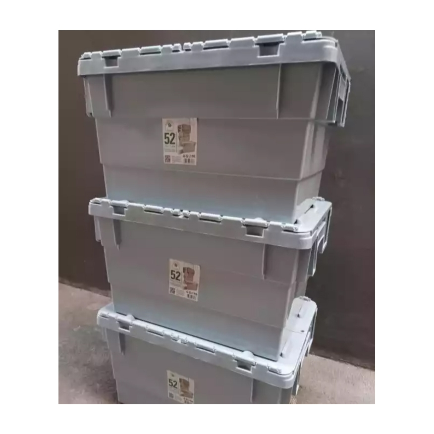 Jual Box Container Industri 52 Liter Green Leaf 7898 Krat Mirip Rabbit ...