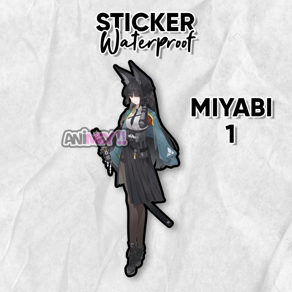 Jual Stiker Miyabi Hoshimi Game Zenless Zone Zero / Sticker Anime ...
