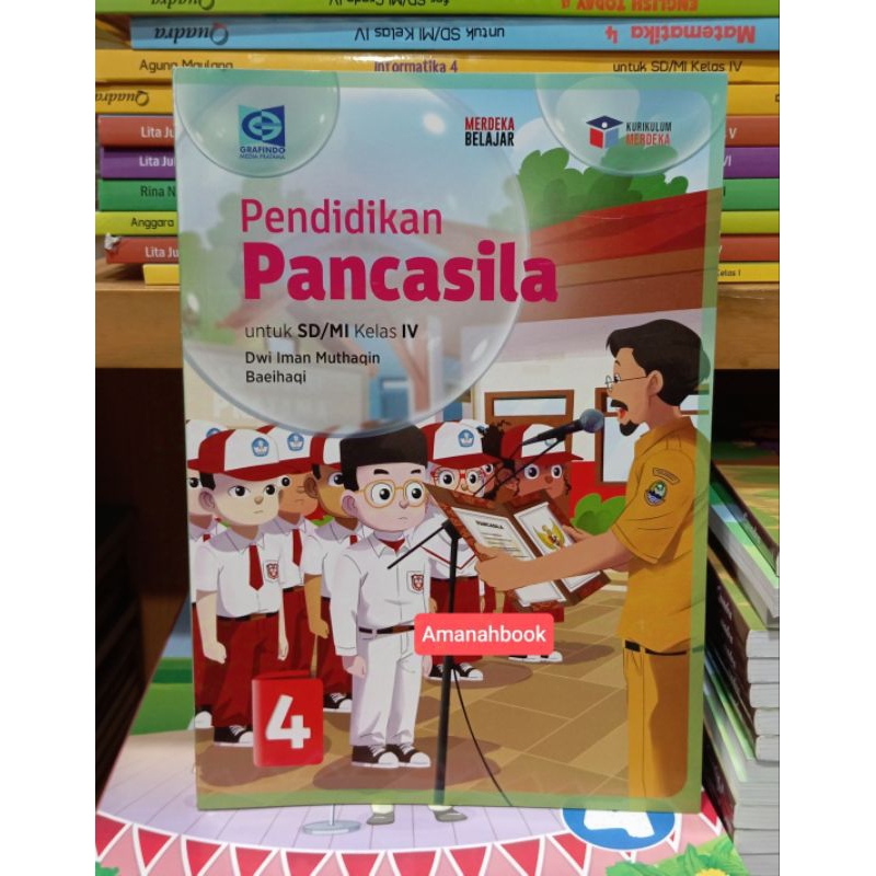 Jual Buku Pendidikan Pancasila SD Kelas 4 Kurikulum Merdeka Grafindo ...