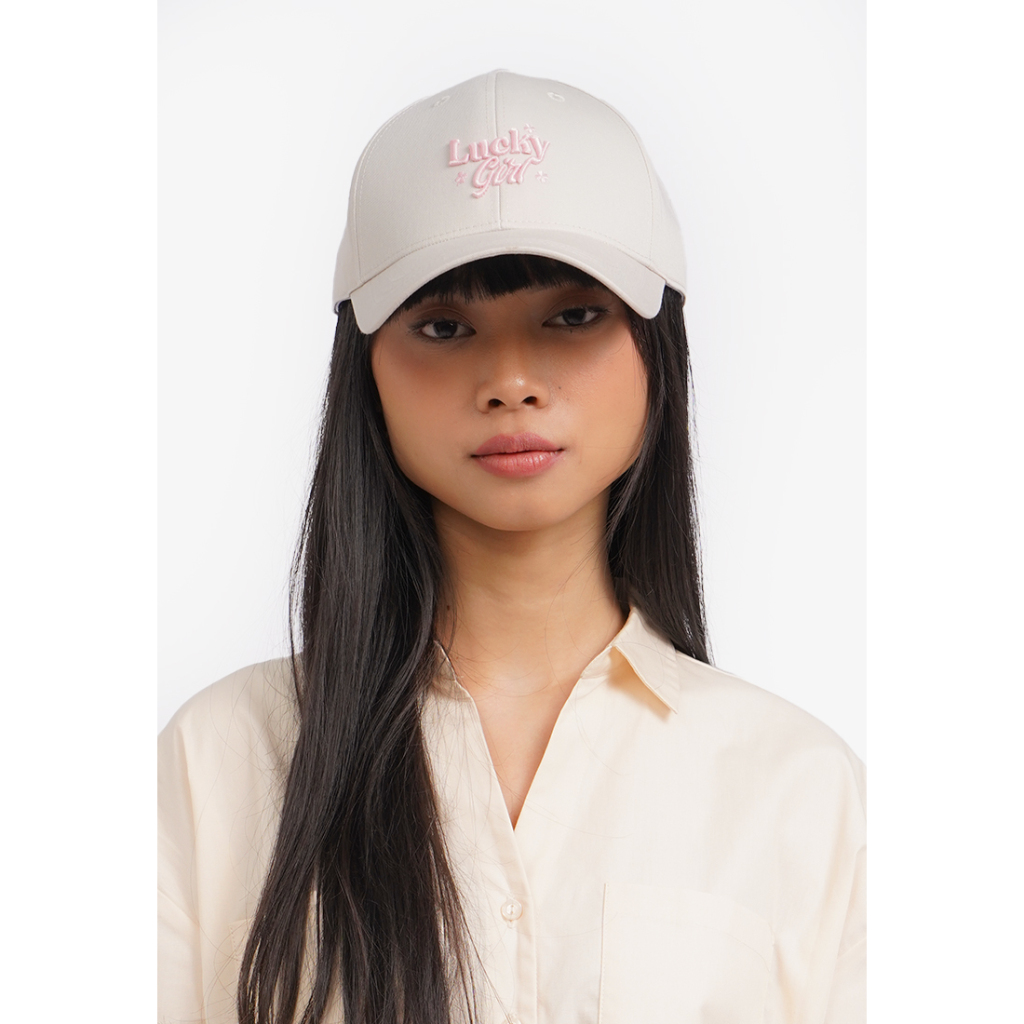 Jual COLORBOX Lucky Girl Cap Grey | Shopee Indonesia