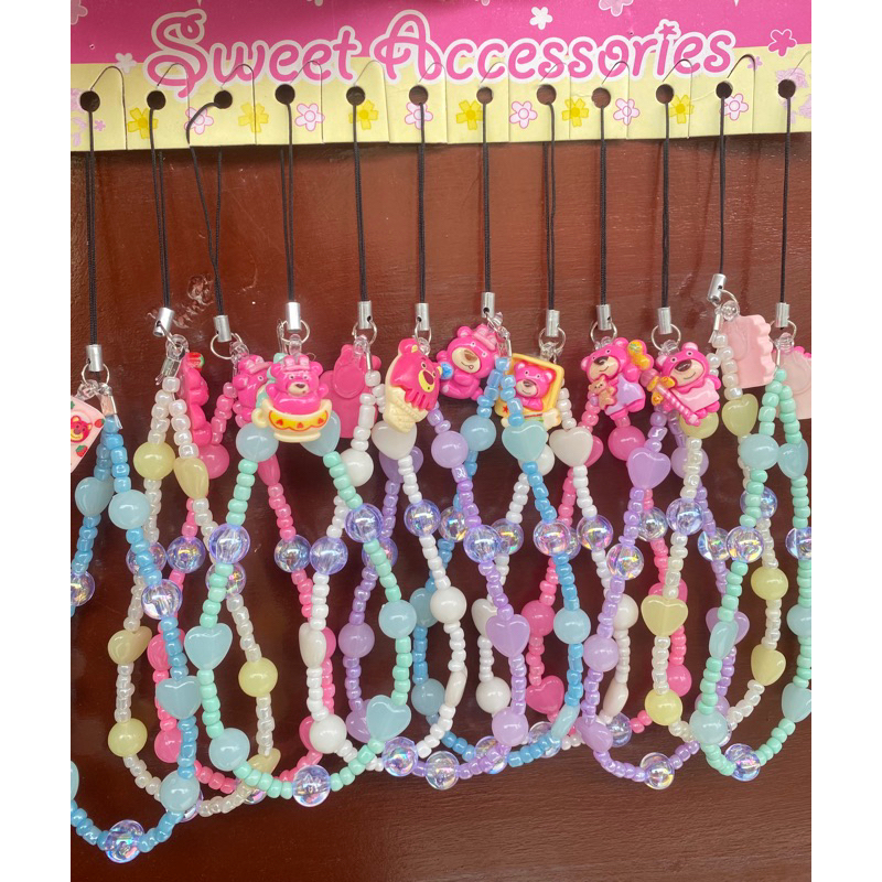 Jual STRAPHONE KARAKTER LOTSO DAN KUROMI PERLUSIN (12pcs) | Shopee ...