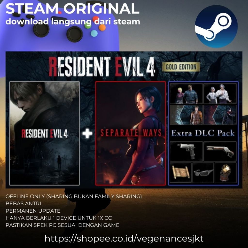 Resident Evil Gold Edition Separate Ways PC Game Sharing Original  Latest Update