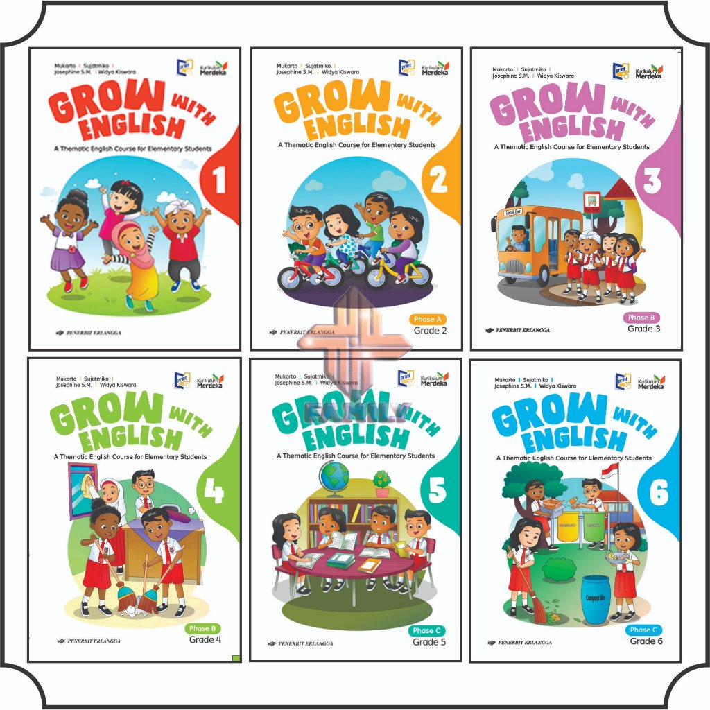 Jual Grow with englis kurmer sd Kelas 1 2 3 4 5 6 Penerbit Erlangga ...
