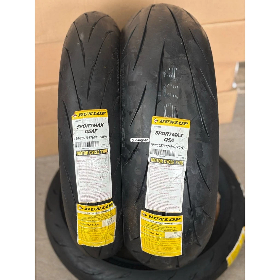Yoku DUNLOP SPORTMAX Q5A <BR>160/60ZR18M M/C （70W） TL リア用