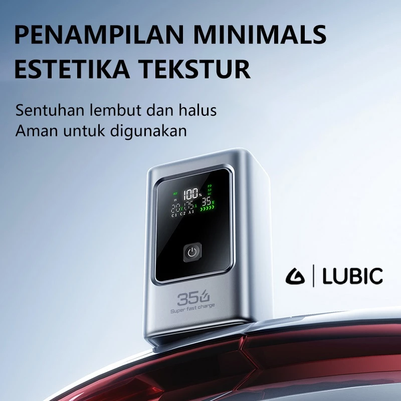 LUBIC Powerbank 10.000mAH Mini 35W Fast charging Dual output