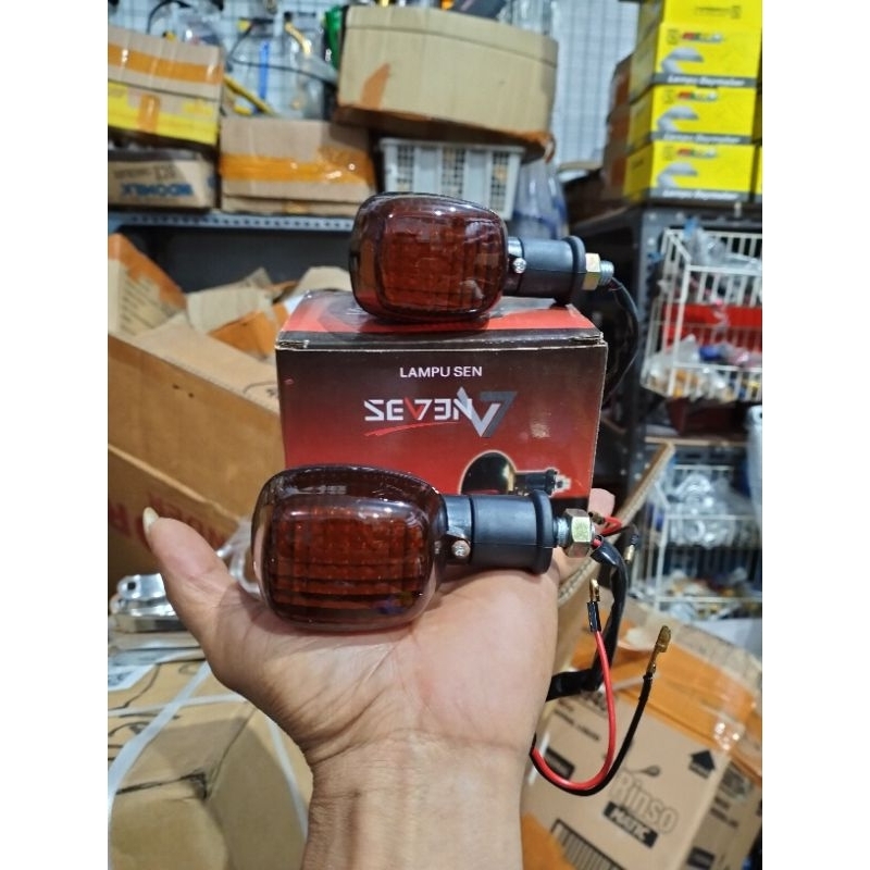 Jual lampu riting ninja ninja rr 2 biji 4 biji lampu sein riting reteng ...