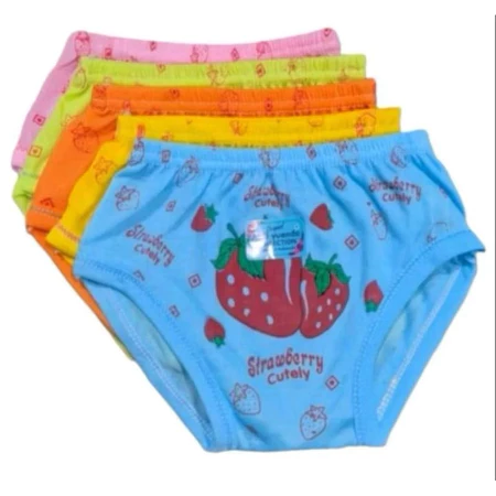 12 pcs celana dalam anak strawberry