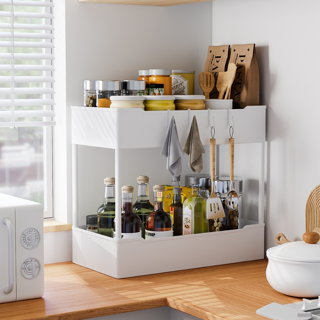 Homestorage Rak Susun Penyimpanan Terbuka Serbaguna Rak Trolley Susun  Dengan Roda Rak Buku Tebal Plastik Toy Storage Desk Shelf Storage Rack Rak  Troli