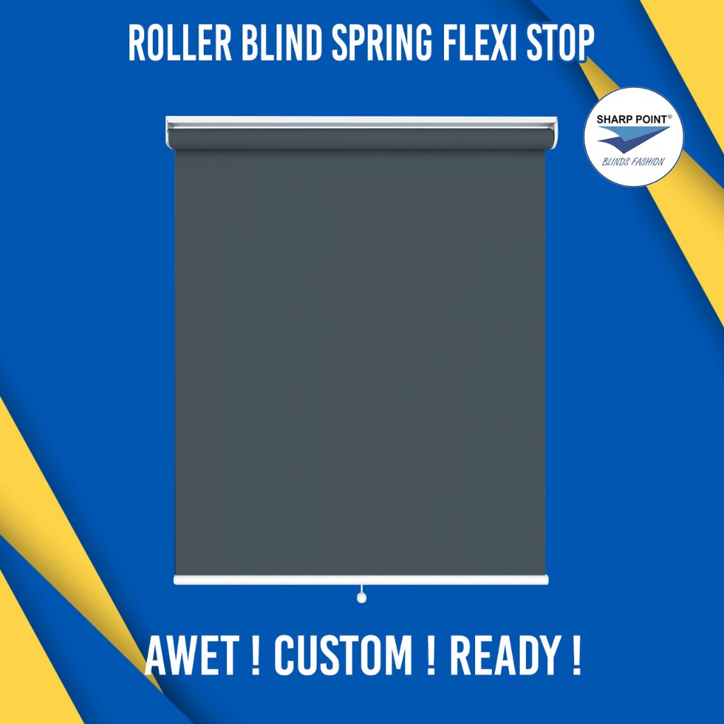 Jual Sharp Point Roller Blind Spring Flexy Stop, Sistem Pegas Tanpa ...
