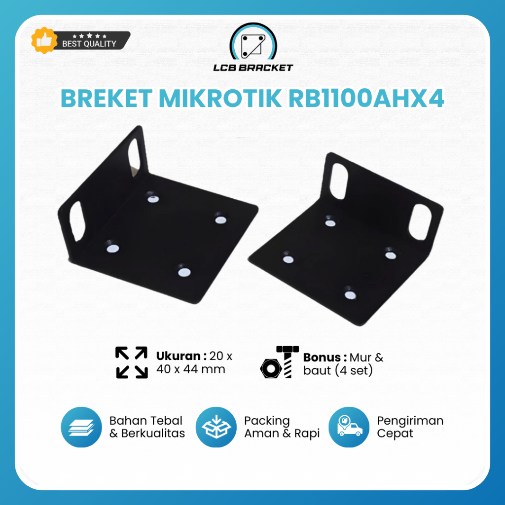 Jual Bracket MikroTik RB1100AHX4 Routerboard LCB Breket Rackmount ...