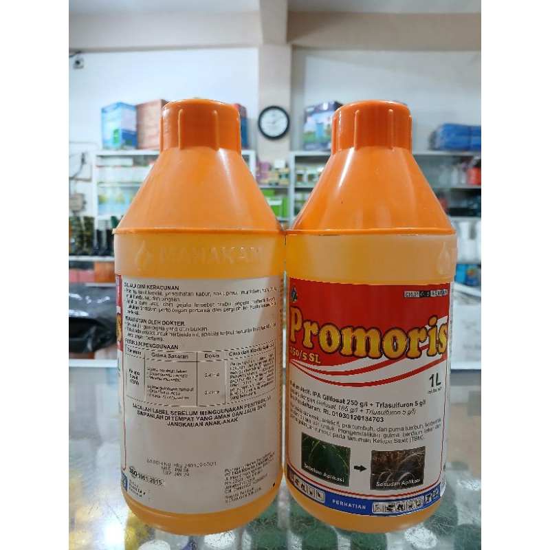 Jual Herbisida Sistemik PROMORIS 250/5 SL - 1 liter | Shopee Indonesia