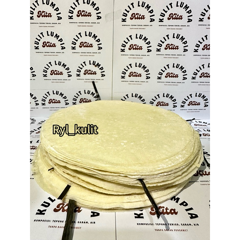 Jual Kita Spring Roll Pastry Kulit Lumpia Besar 1 pack isi 90 lembar ...