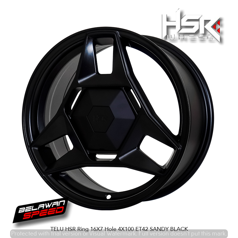 Jual Velg HSR R16 HSR Telu 3 spoke City Baleno Raize Jazz Brio ring 16 ...