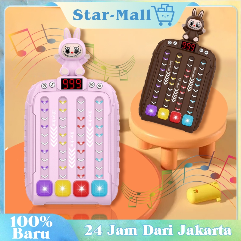Jual Mainan Pop Mart Labubu Pop It Games Machine Rhythm Master Game ...