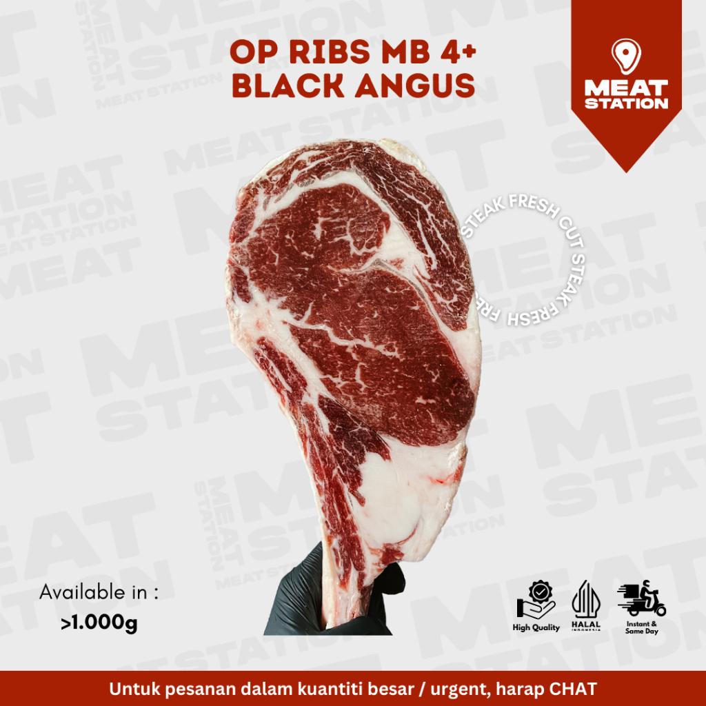 Jual Op Ribs MB 4+ Black Angus / Potong 1 Tulang / Beef Import | Shopee ...