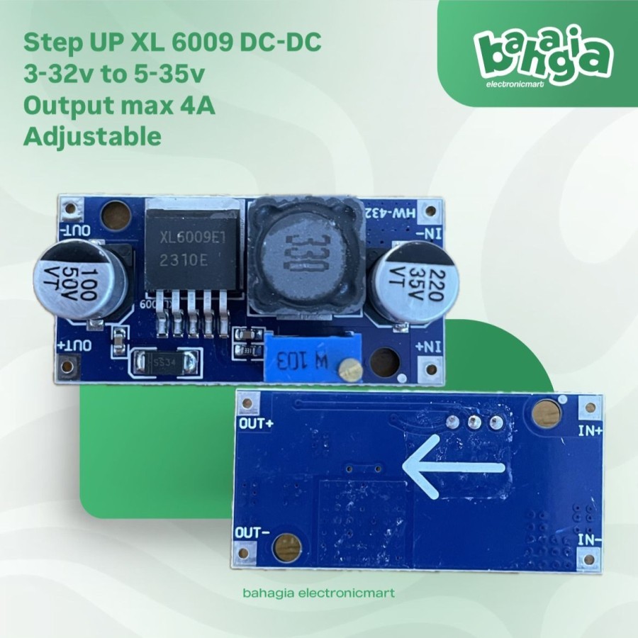 Jual XL6009 XL 6009 PRO4 module driver dc-dc step up 3-32V to 5-35V max ...