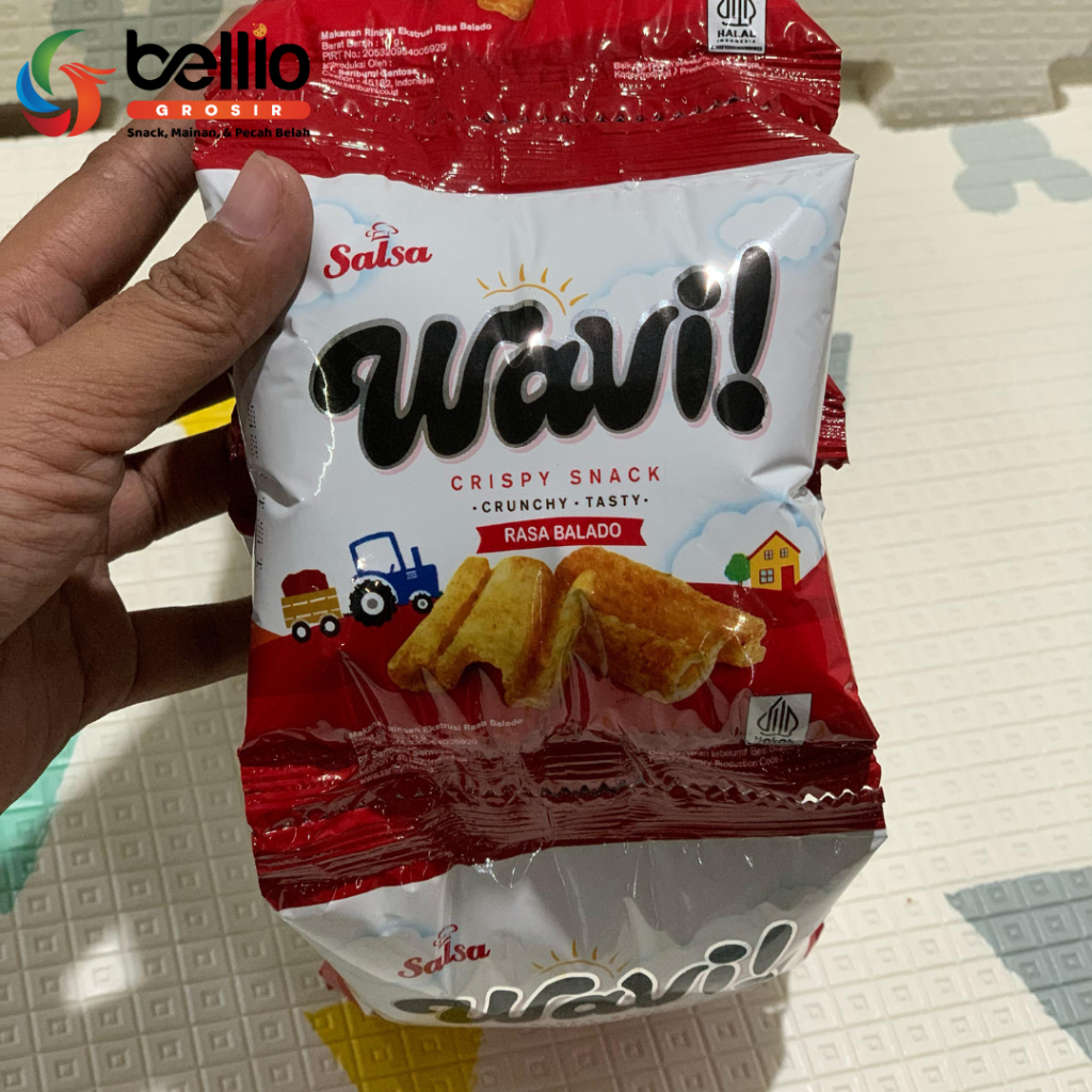 Jual SNACK SALSA WAVI! 1 RENTENG ISI 10 PCS | Shopee Indonesia
