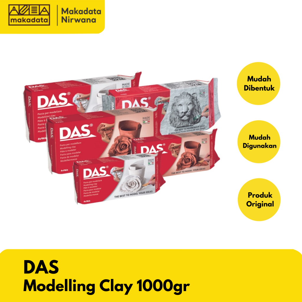 Jual DAS MODELLING CLAY 1000GR (1 PCS) | Shopee Indonesia