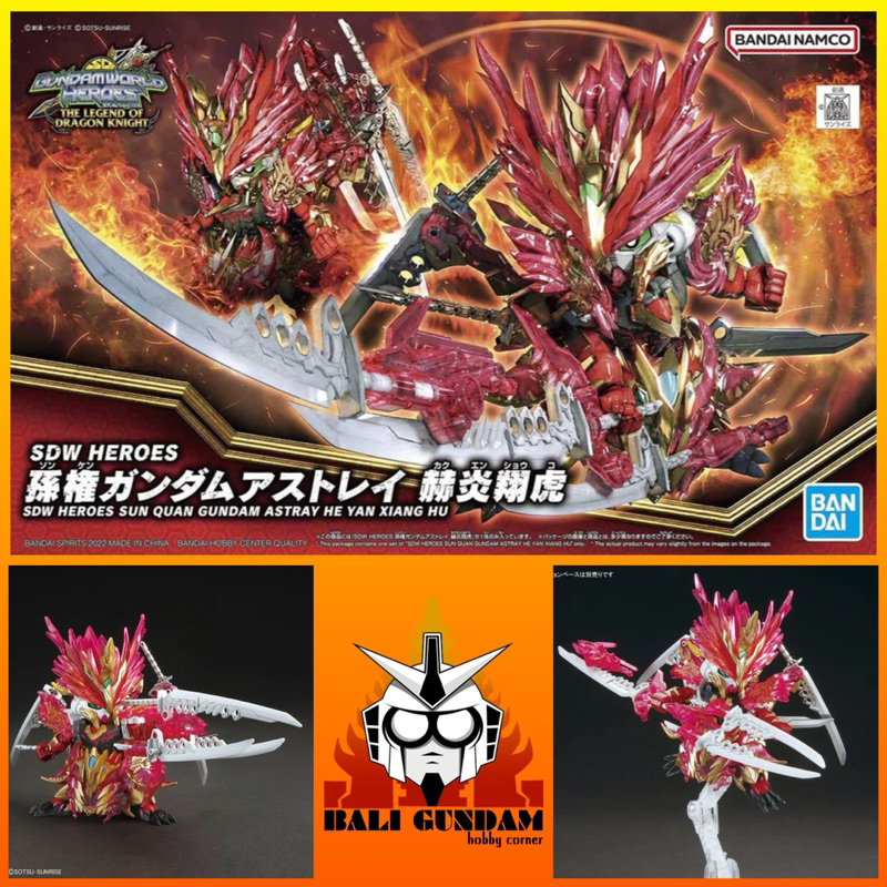 Mô Hình Gundam Bandai SDW Heroes 29 Sun Quan Gundam Astray He Yan Xiang