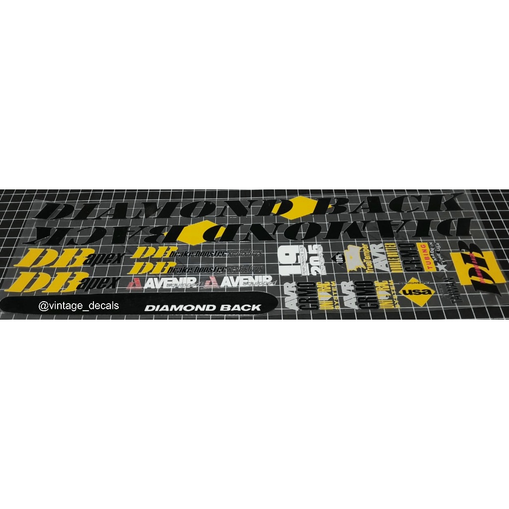 Jual sticker decal diamondback DB APEX | Shopee Indonesia