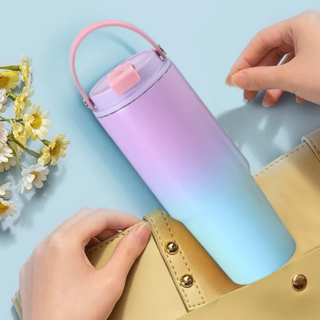 Jual TERMOS PLUS TUMBLER SERBAGUNA WARNA PELANGI KAPASITAS 900ML DAN ...