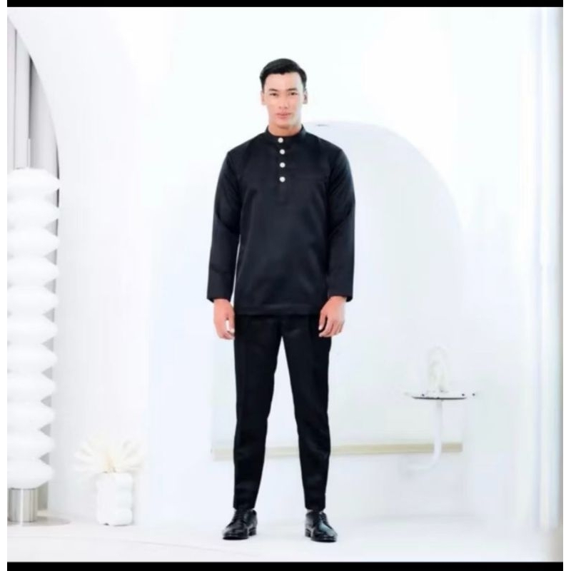 Jual baju Melayu pria dewasa laki laki teluk belanga | Shopee Indonesia