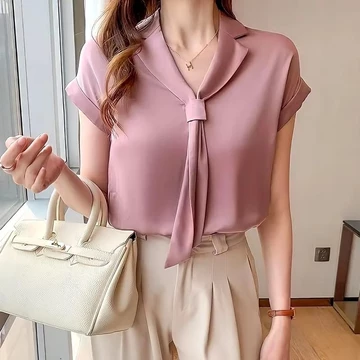 Mister Fashion Bisa Blouse Atasan Wanita Style Korea Model Hyesun Lengan Pendek Jumbo Big Size