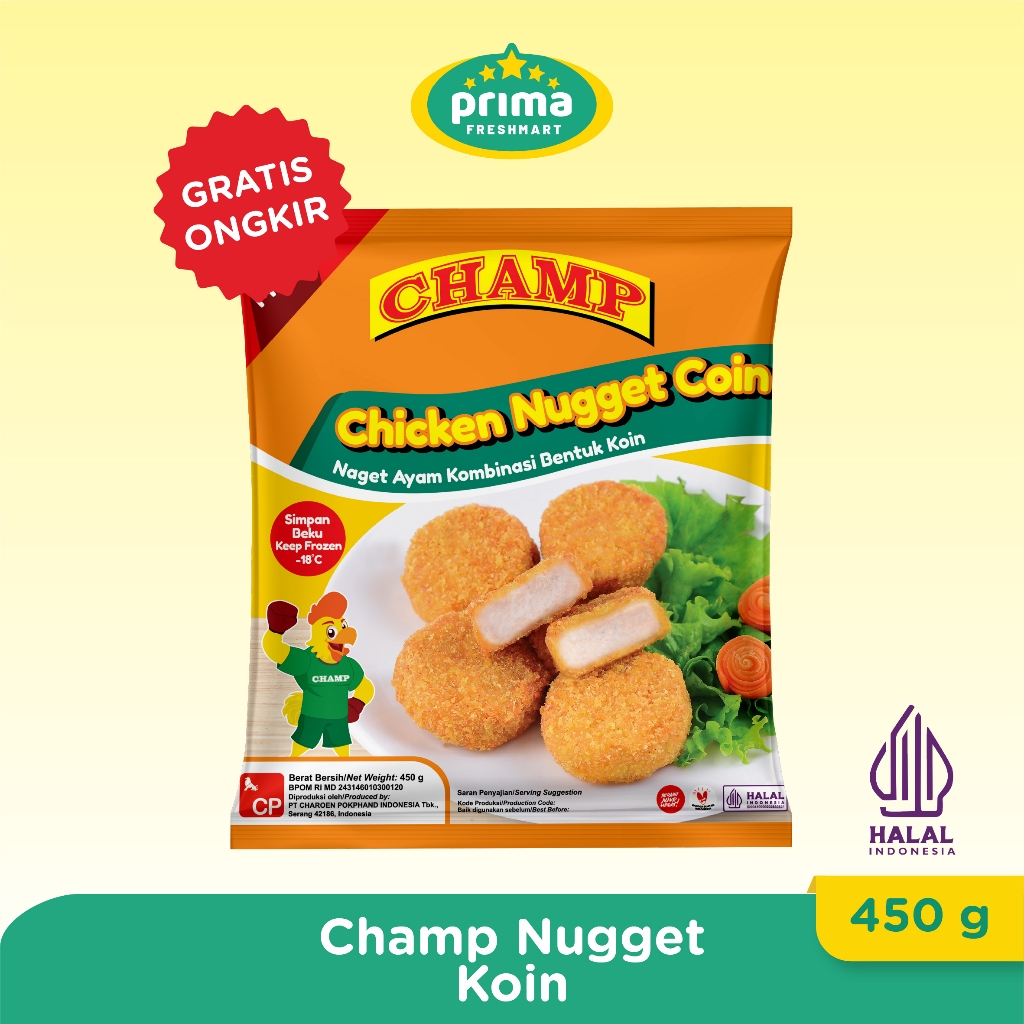 Jual Champ Nugget Koin Kombinasi 450 Gr | Shopee Indonesia