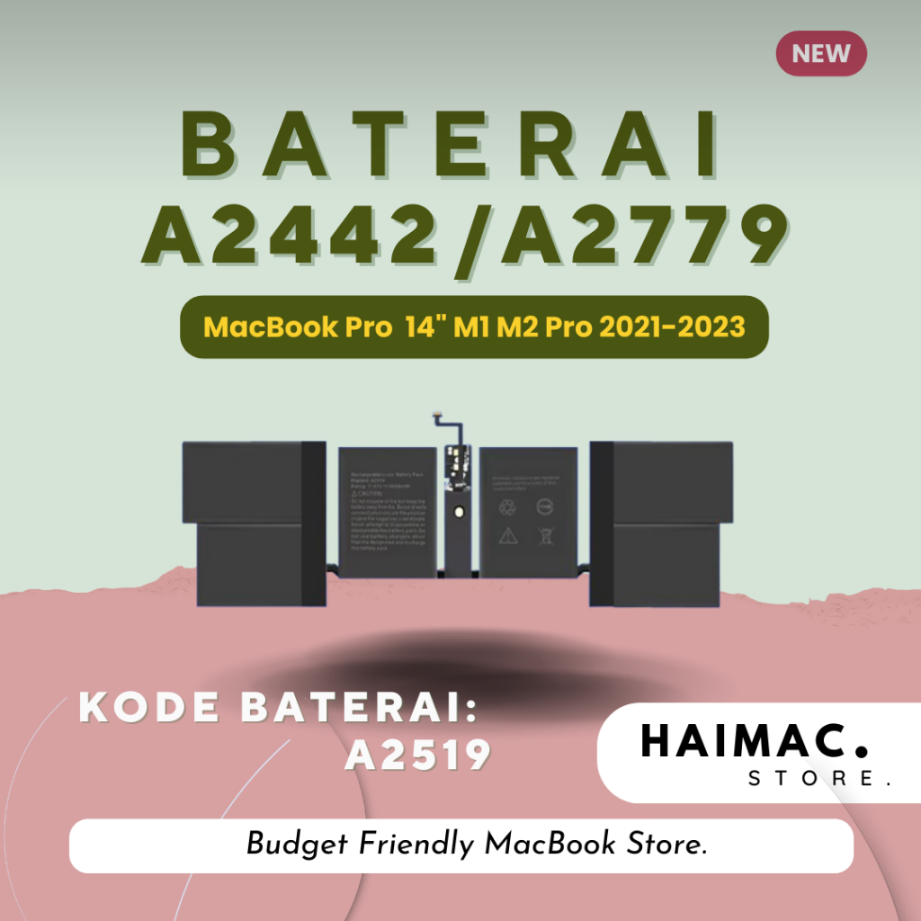 Apple MacBook Pro 14 M1 Pro A2442 (2021) accu - € 88,5 - Op voorraad, direct leverbaar