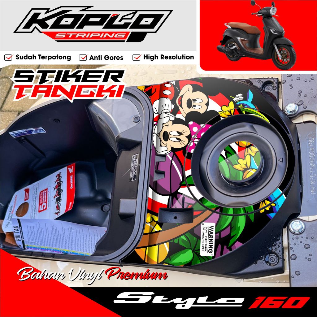 Jual Sticker Tangki STYLO 160 Variasi Stiker HONDA STYLO / Variasi ...
