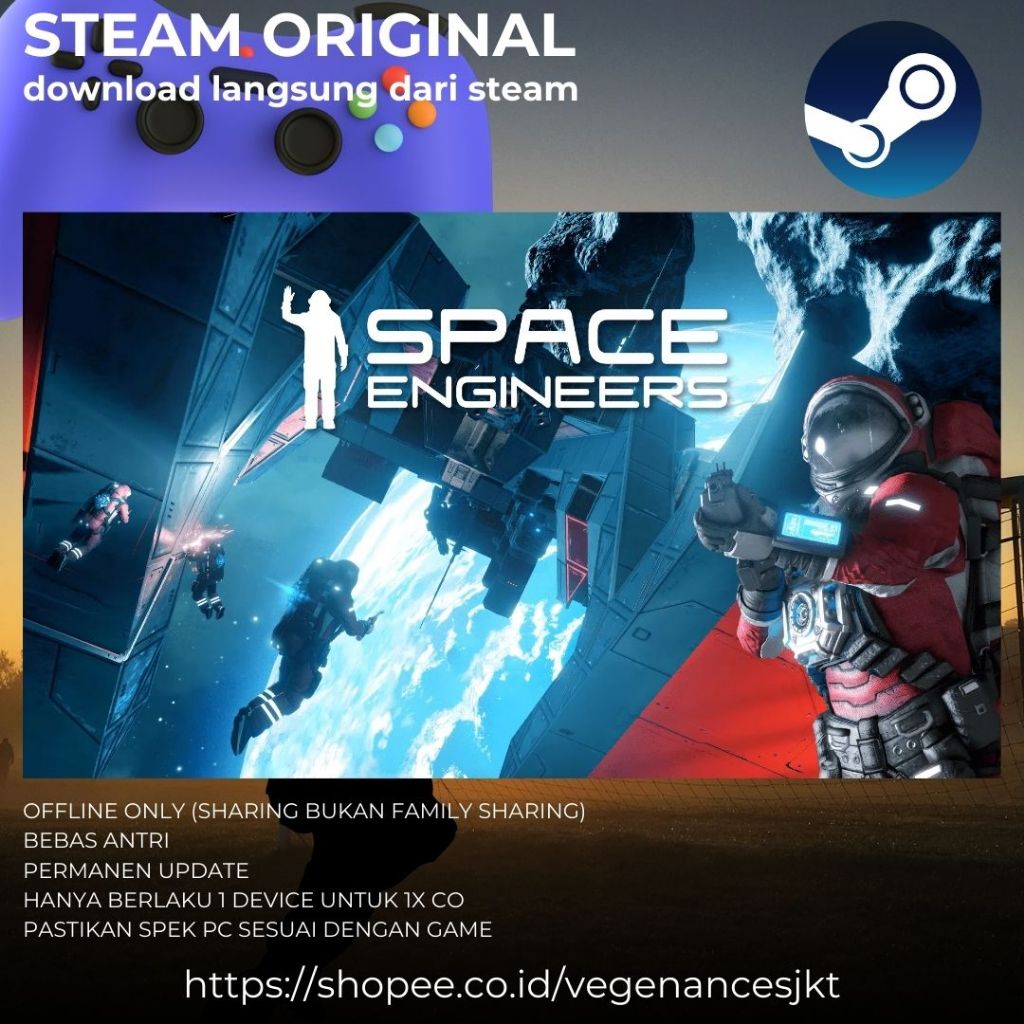 Jual Space Engineers PC Game Sharing Original + Latest Update | Shopee ...
