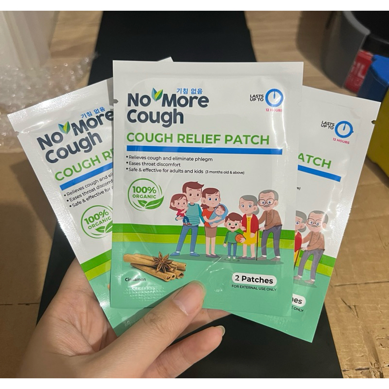 Jual No More Cough Relief Patch 1 Sachet isi 2 Koyo Batuk Beli di ...