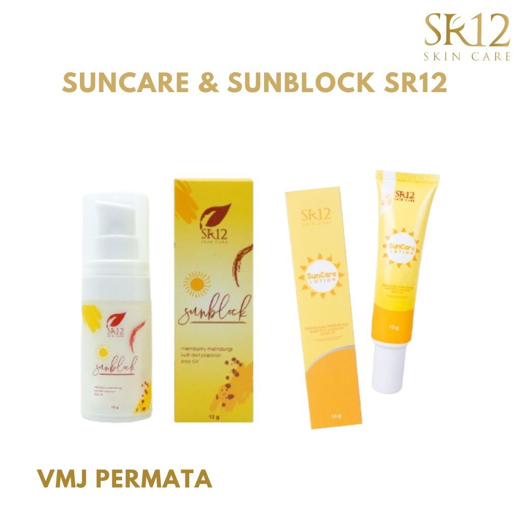 Jual SR12 Suncare Sunblock Sunscreen Melindungi Wajah Dari Sinar UV ...