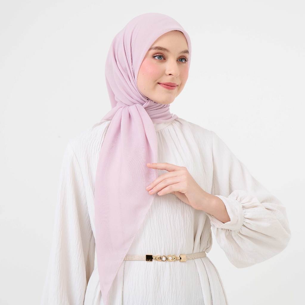 Hijab Paris Japan Eyelash Segi Empat Premium Polos DS Modest