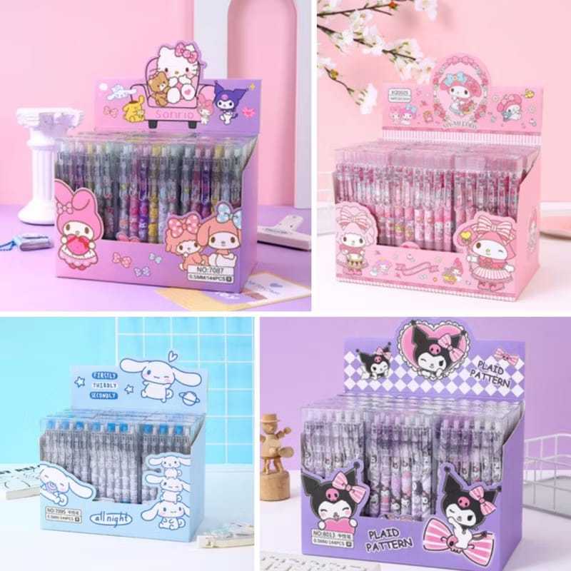 Jual 1 Box (12 pcs) Pulpen Karakter Pena Aesthetic Pulpen Lucu untuk ...