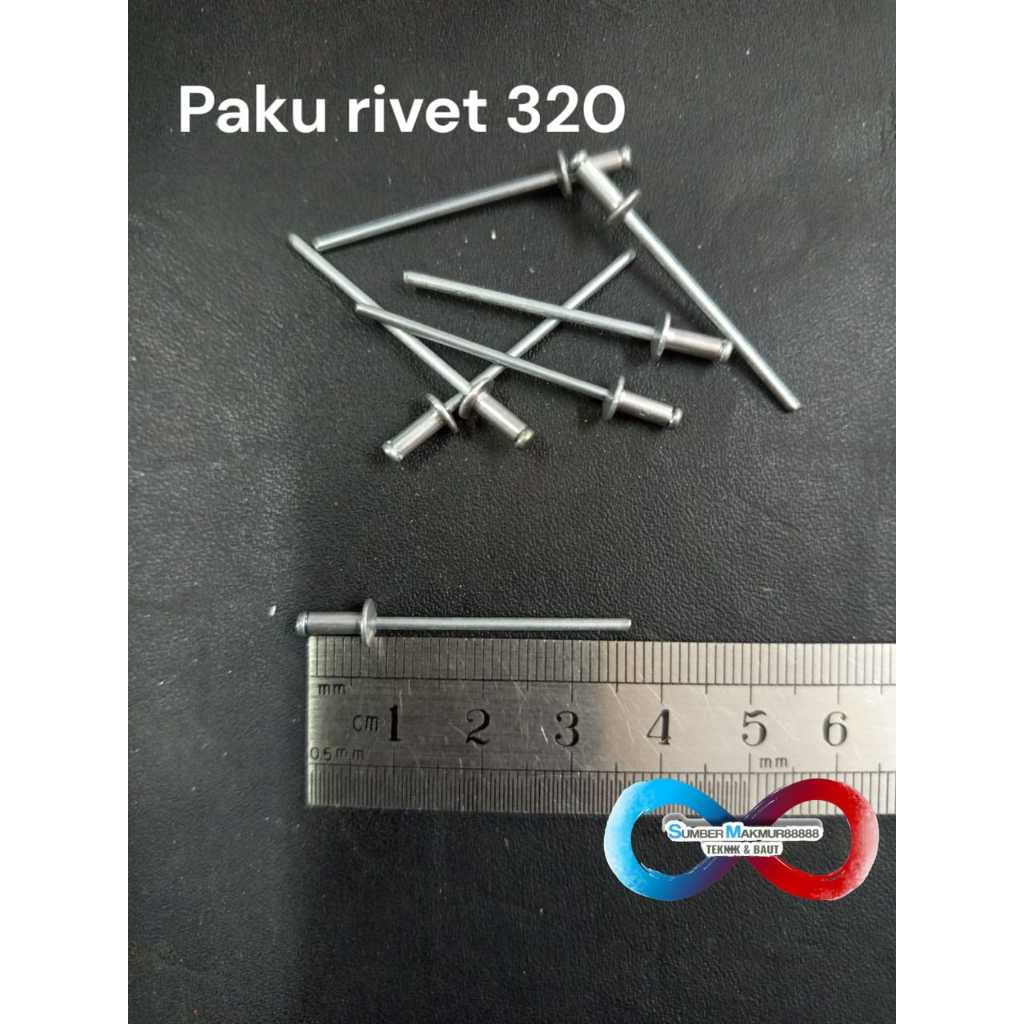 Jual BOX - Paku Rivet 320 isi 1000 pcs | Shopee Indonesia